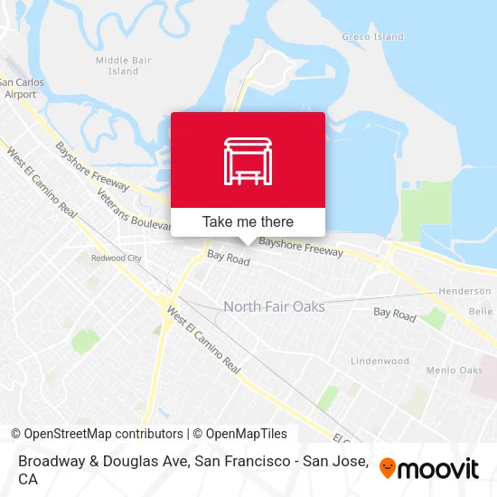 Mapa de Broadway & Douglas Ave