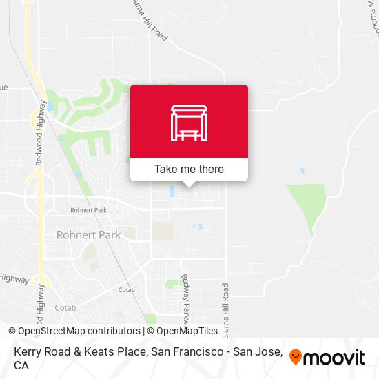Kerry Road & Keats Place map