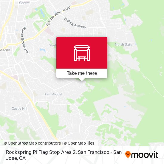 Rockspring Pl Flag Stop Area 2 map