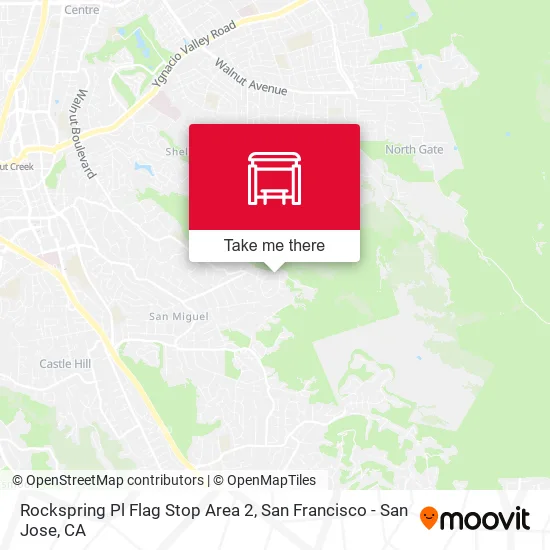 Rockspring Pl Flag Stop Area 2 map
