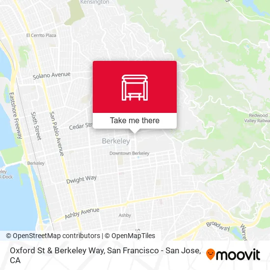 Mapa de Oxford St & Berkeley Way