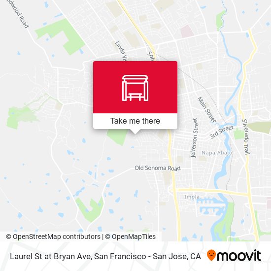 Laurel St at Bryan Ave map