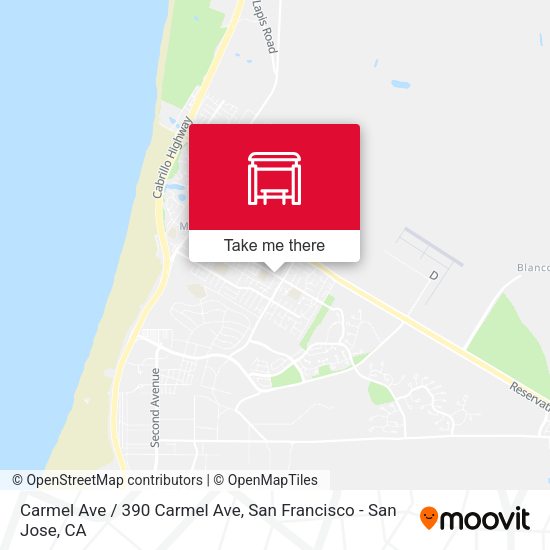 Carmel Ave / 390 Carmel Ave map