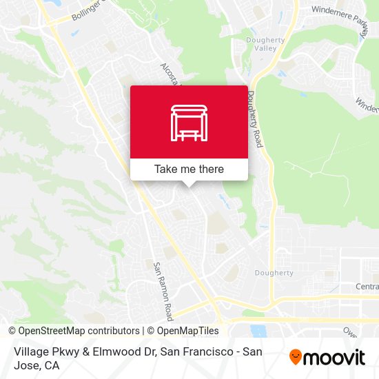 Village Pkwy & Elmwood Dr map