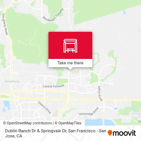 Dublin Ranch Dr & Springvale Dr map