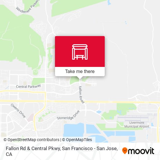 Fallon Rd & Central Pkwy map