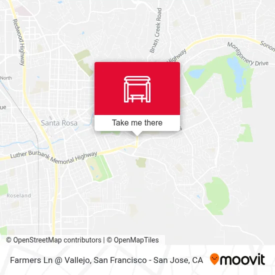 Farmers Ln @ Vallejo map