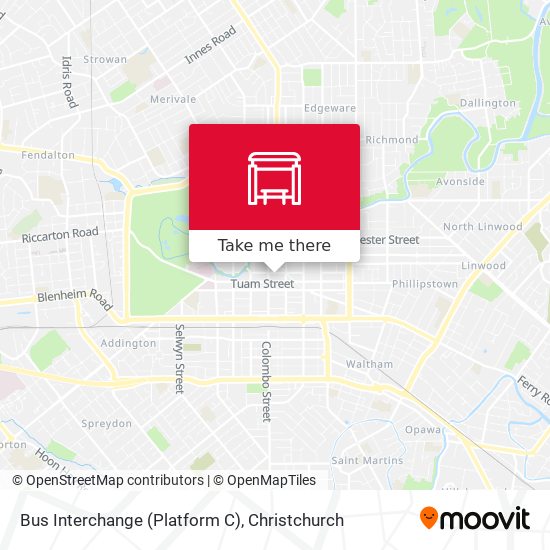 Bus Interchange (Platform C) map