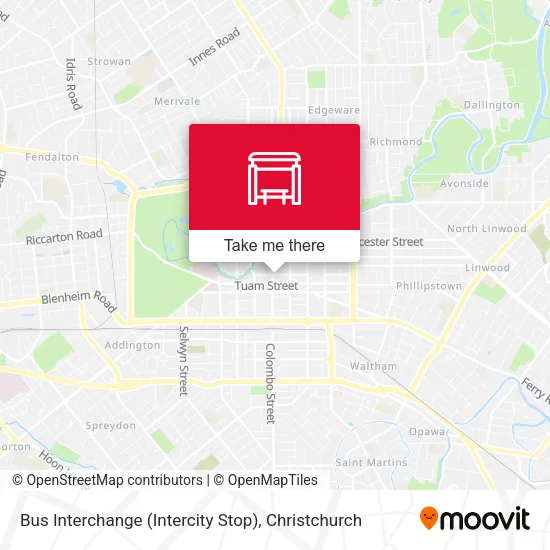 Bus Interchange (Intercity Stop) map