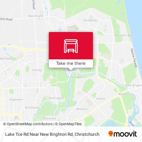 Lake Tce Rd Near New Brighton Rd map
