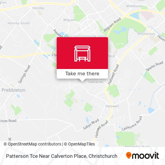 Patterson Tce Near Calverton Place map