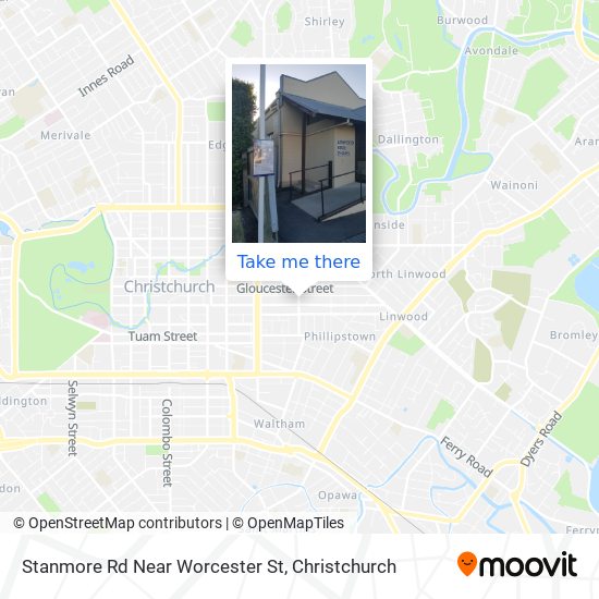 Stanmore Rd Near Worcester St map