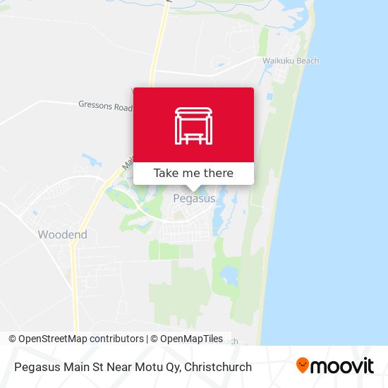 Pegasus Main St Near Motu Qy map