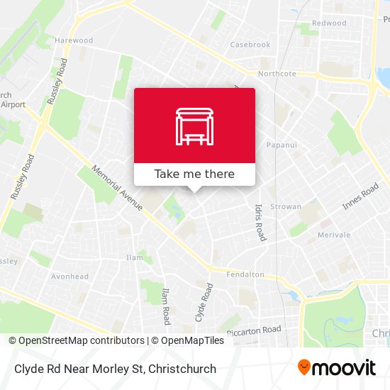 Clyde Rd Near Morley St map