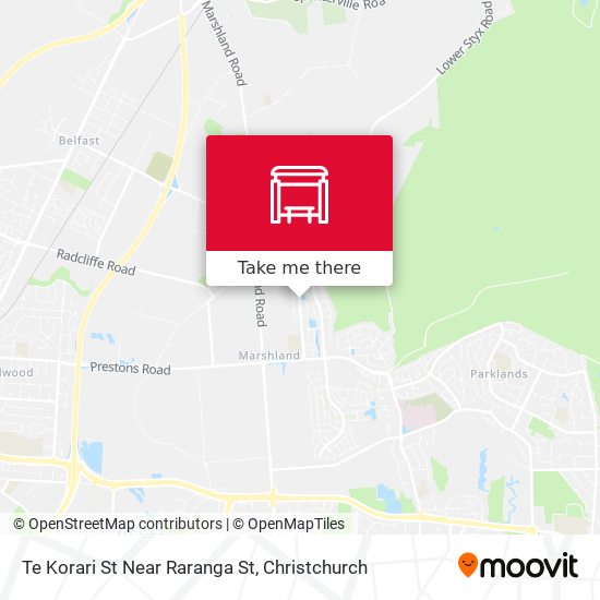 Te Korari St Near Raranga St map
