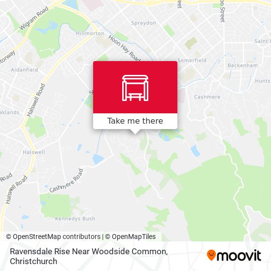 Ravensdale Rise Near Woodside Common map