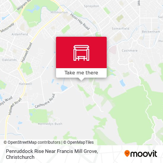 Penruddock Rise Near Francis Mill Grove map