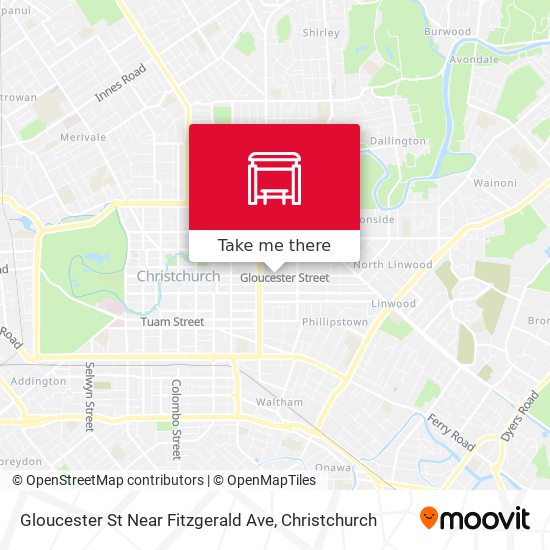 Gloucester St Near Fitzgerald Ave map