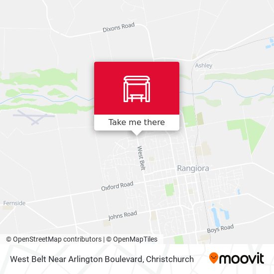 West Belt Near Arlington Boulevard map