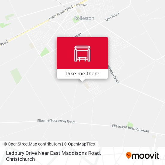 Ledbury Drive Near East Maddisons Road map