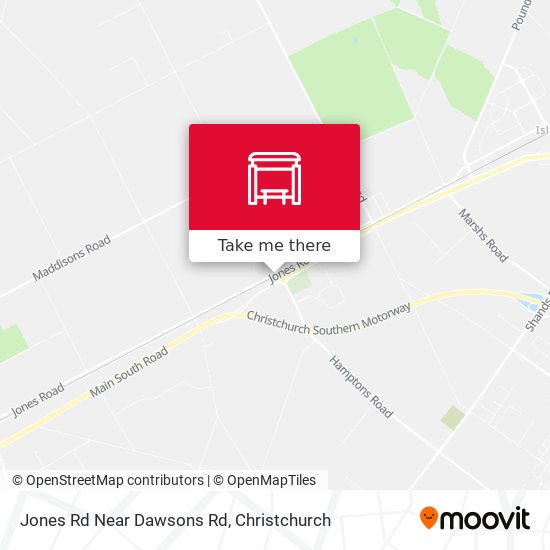 Jones Rd Near Dawsons Rd map