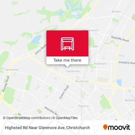 Highsted Rd Near Glenmore Ave map