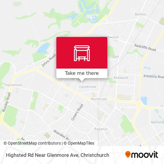 Highsted Rd Near Glenmore Ave map