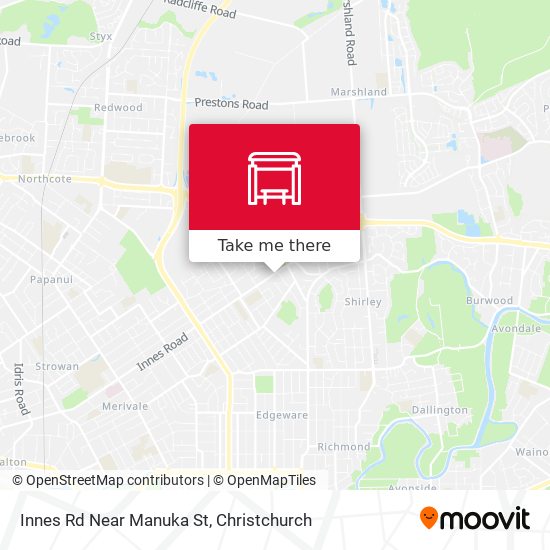 Innes Rd Near Manuka St map