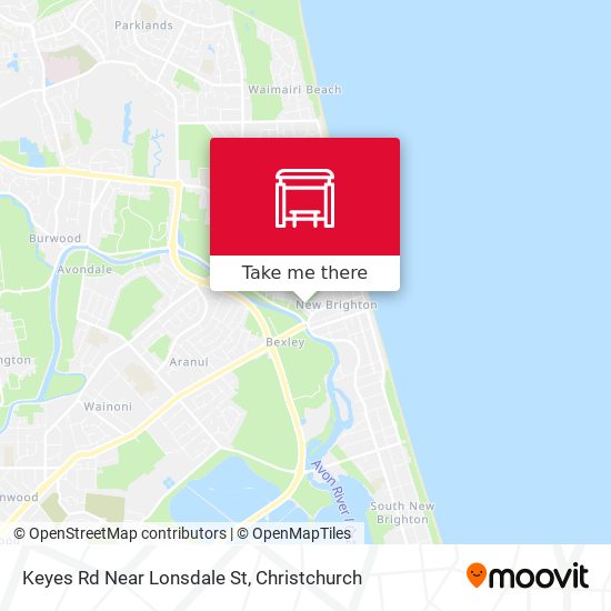 Keyes Rd Near Lonsdale St map