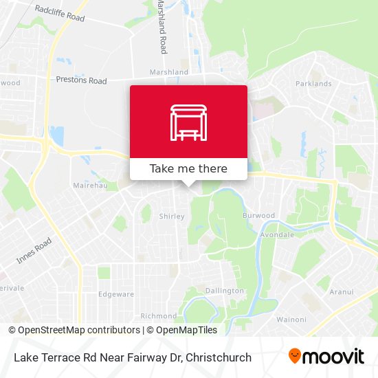 Lake Terrace Rd Near Fairway Dr map