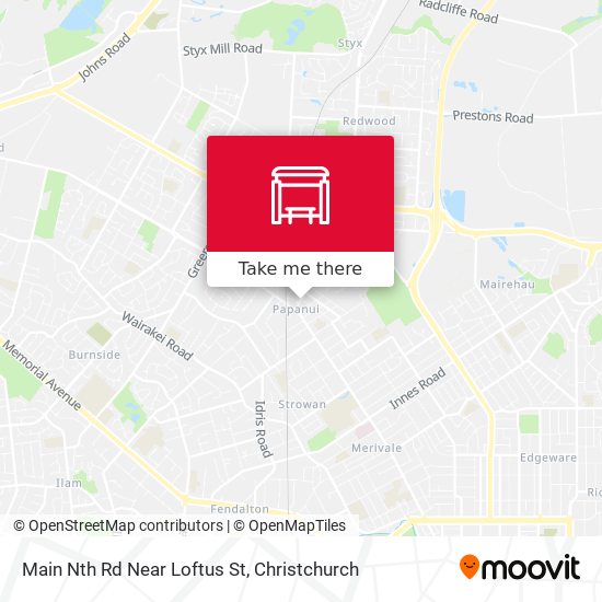 Main Nth Rd Near Loftus St map