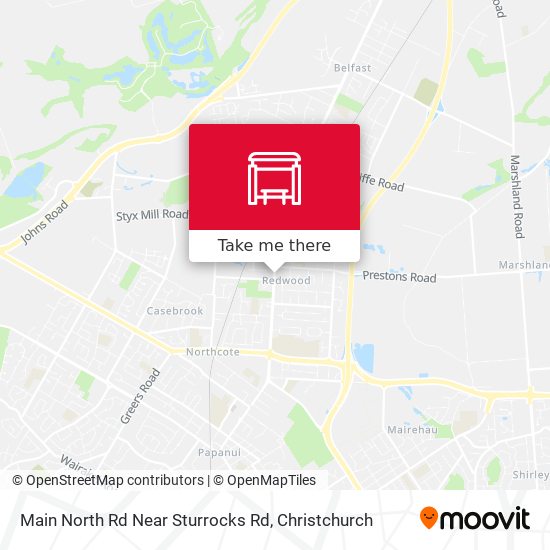 Main North Rd Near Sturrocks Rd map