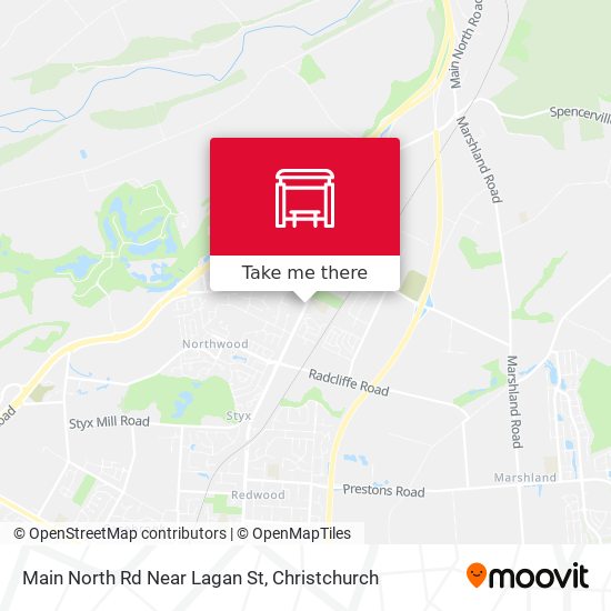 Main North Rd Near Lagan St map