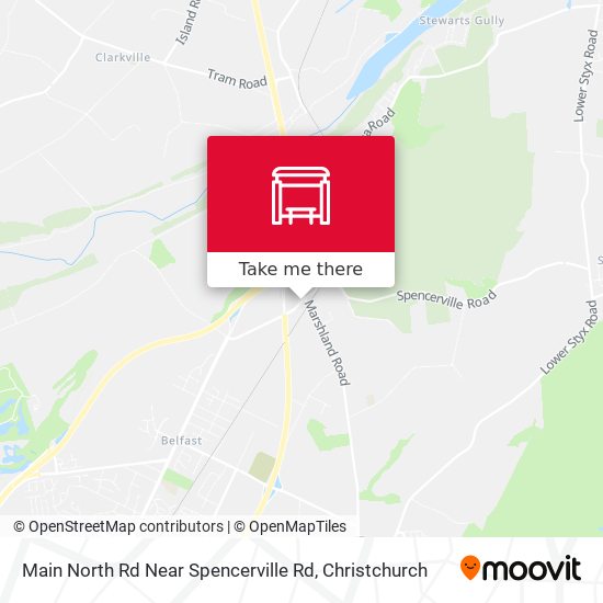 Main North Rd Near Spencerville Rd map