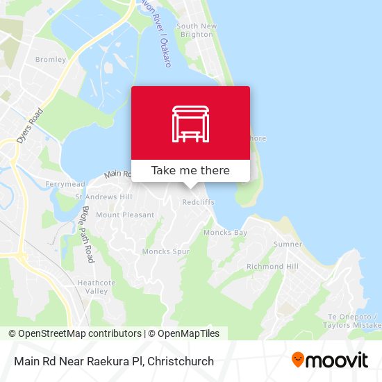 Main Rd Near Raekura Pl map