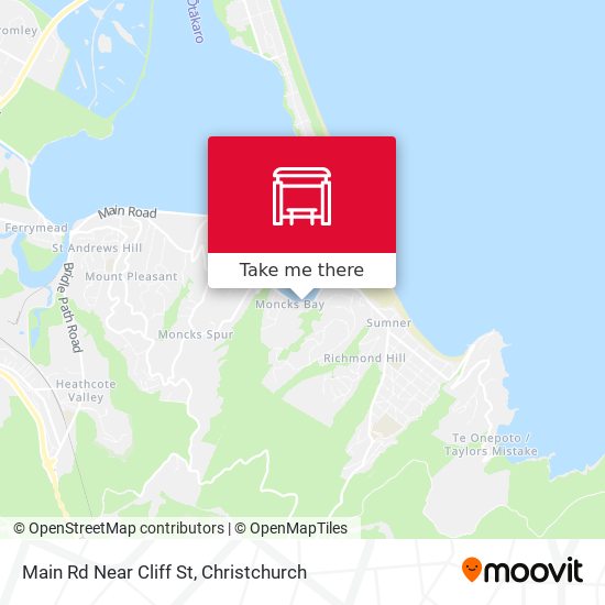 Main Rd Near Cliff St map