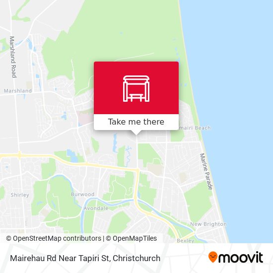 Mairehau Rd Near Tapiri St map