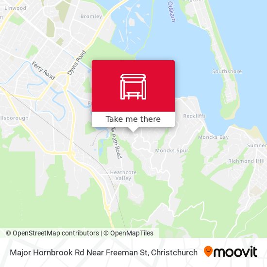 Major Hornbrook Rd Near Freeman St map