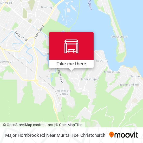 Major Hornbrook Rd Near Muritai Tce map