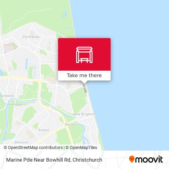 Marine Pde Near Bowhill Rd map