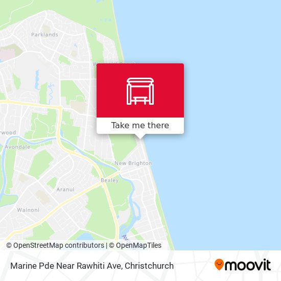 Marine Pde Near Rawhiti Ave map