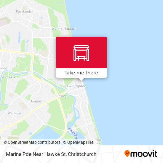 Marine Pde Near Hawke St map