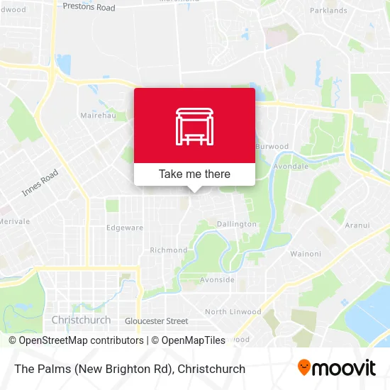 The Palms (New Brighton Rd) map