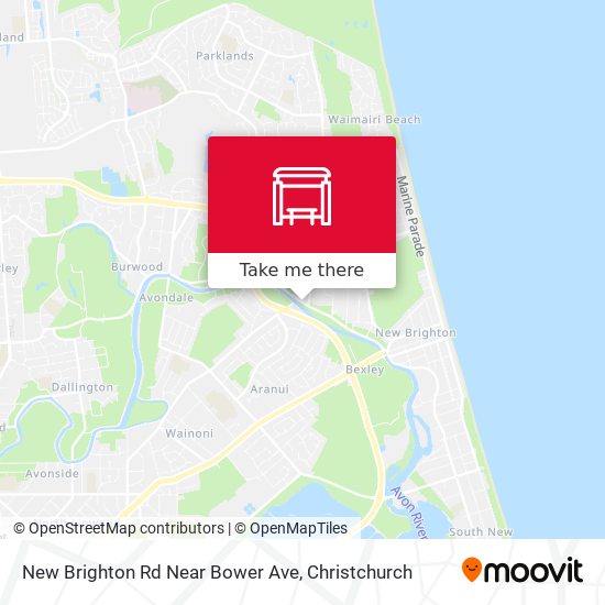 New Brighton Rd Near Bower Ave map