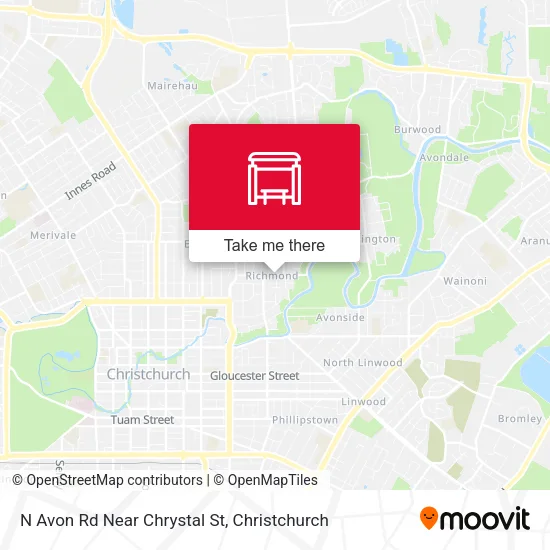N Avon Rd Near Chrystal St map