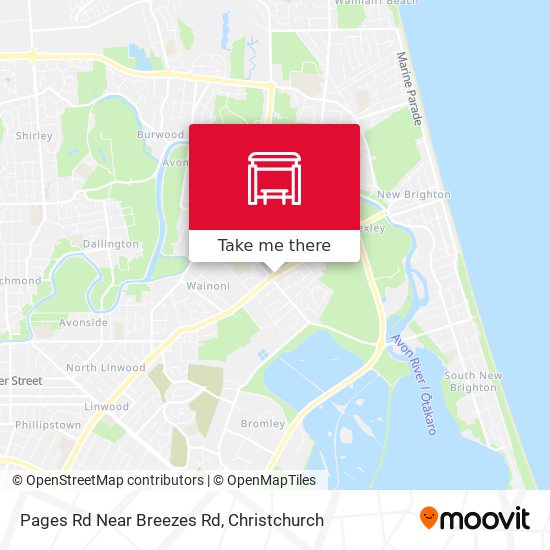 Pages Rd Near Breezes Rd map