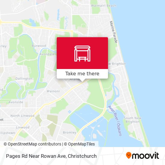 Pages Rd Near Rowan Ave map
