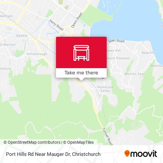 Port Hills Rd Near Mauger Dr map