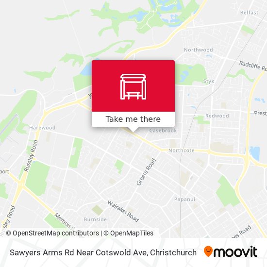 Sawyers Arms Rd Near Cotswold Ave map