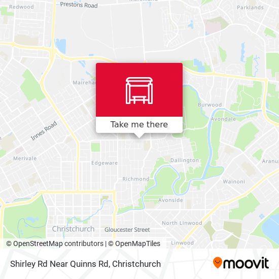 Shirley Rd Near Quinns Rd map